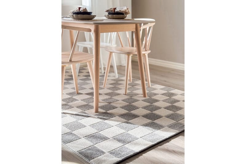 Wiltonmatta Hawaii Chess 280x280 cm, Grå - 280x280 cm, Grå - Textilier & mattor - Mattor - Utomhusmattor