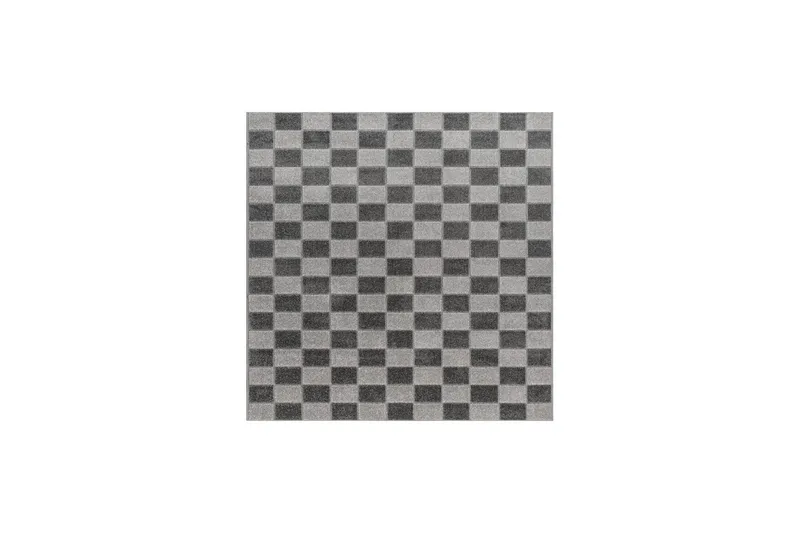 Wiltonmatta Hawaii Chess 280x280 cm, Grafit - 280x280 cm, Grafit - Textilier & mattor - Mattor - Stora mattor