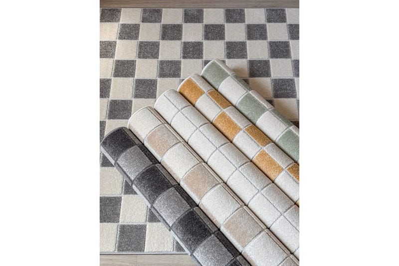 Wiltonmatta Hawaii Chess 280x280 cm, Grafit - 280x280 cm, Grafit - Textilier & mattor - Mattor - Utomhusmattor