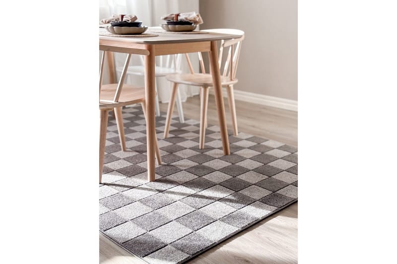 Wiltonmatta Hawaii Chess 280x280 cm, Grafit - 280x280 cm, Grafit - Textilier & mattor - Mattor - Utomhusmattor