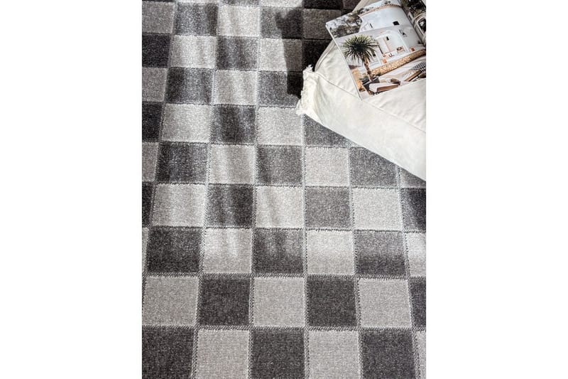 Wiltonmatta Hawaii Chess 280x280 cm, Grafit - 280x280 cm, Grafit - Textilier & mattor - Mattor - Utomhusmattor