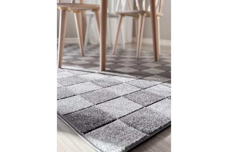 Wiltonmatta Hawaii Chess 280x280 cm, Grafit - 280x280 cm, Grafit - Textilier & mattor - Mattor - Utomhusmattor