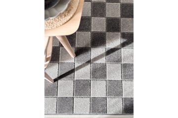 Wiltonmatta Hawaii Chess 280x280 cm, Grafit - 280x280 cm, Grafit - Textilier & mattor - Mattor - Stora mattor