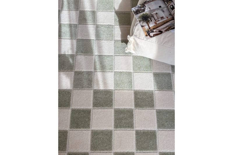 Wiltonmatta Hawaii Chess 280x280 cm, Grön - 280x280 cm, Grön - Textilier & mattor - Mattor - Utomhusmattor