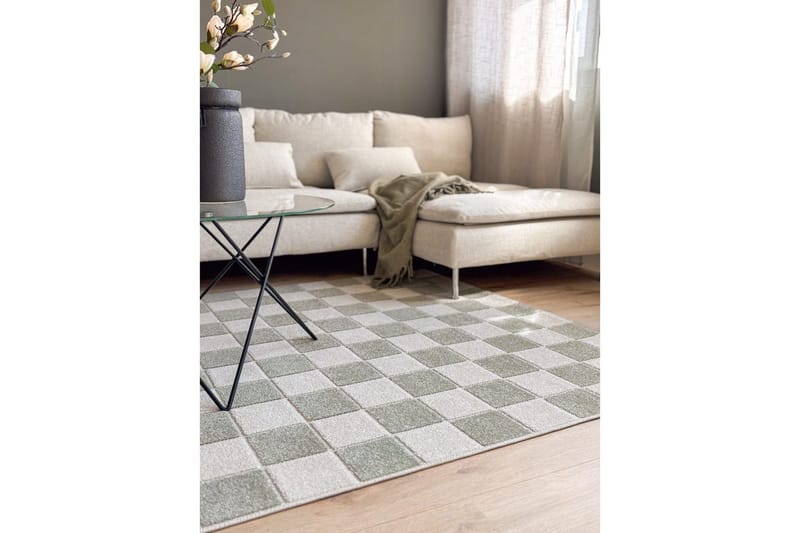 Wiltonmatta Hawaii Chess 280x280 cm, Grön - 280x280 cm, Grön - Textilier & mattor - Mattor - Utomhusmattor