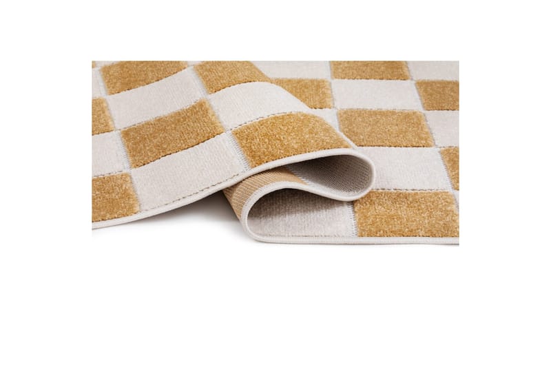 Wiltonmatta Hawaii Chess 280x280 cm, Gul - 280x280 cm, Gul - Textilier & mattor - Mattor - Utomhusmattor