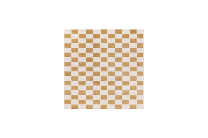 Wiltonmatta Hawaii Chess 280x280 cm, Gul - 280x280 cm, Gul - Textilier & mattor - Mattor - Utomhusmattor