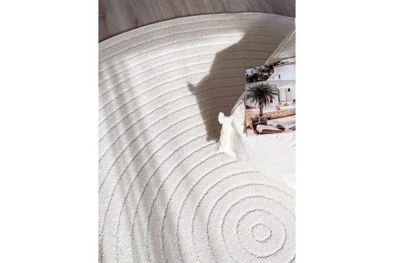 Wiltonmatta Hawaii Circle 200x200 cm, Creme - 200x200 cm, Creme - Textilier & mattor - Mattor - Stora mattor