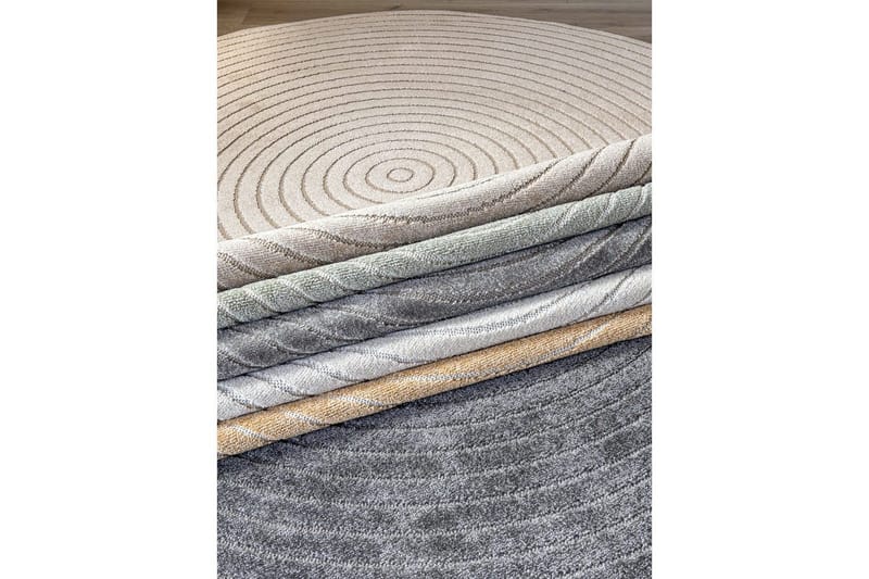 Wiltonmatta Hawaii Circle 200x200 cm, Linne - 200x200 cm, Linne - Textilier & mattor - Mattor - Stora mattor