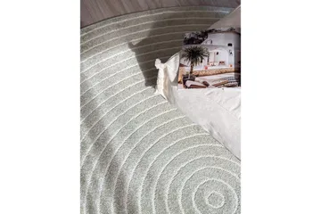 Wiltonmatta Hawaii Circle 240x240 cm, Grön - 240x240 cm, Grön - Textilier & mattor - Mattor - Stora mattor