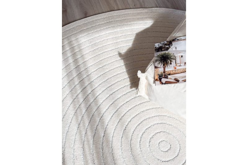 Wiltonmatta Hawaii Circle 280x280 cm, Creme - 280x280 cm, Creme - Textilier & mattor - Mattor - Utomhusmattor