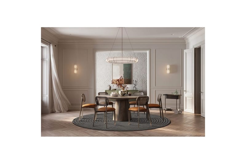 Wiltonmatta Hawaii Circle 280x280 cm, Grafit - 280x280 cm, Grafit - Textilier & mattor - Mattor - Stora mattor