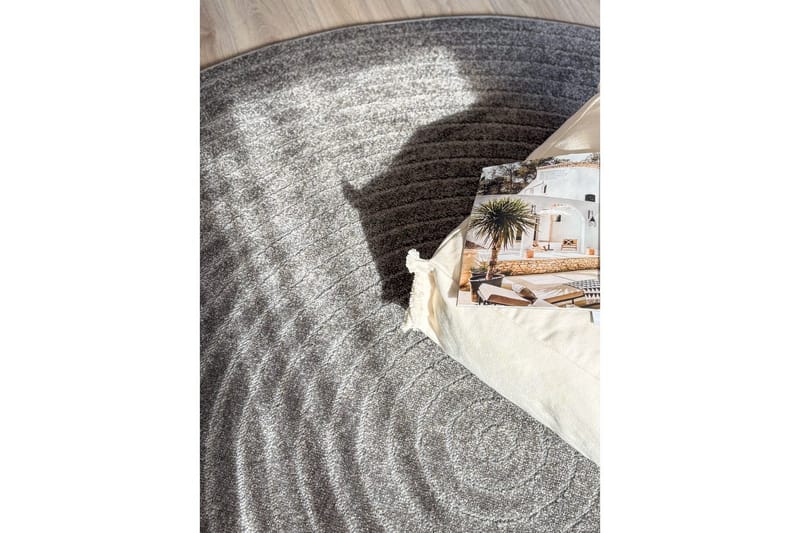 Wiltonmatta Hawaii Circle 280x280 cm, Grafit - 280x280 cm, Grafit - Textilier & mattor - Mattor - Utomhusmattor