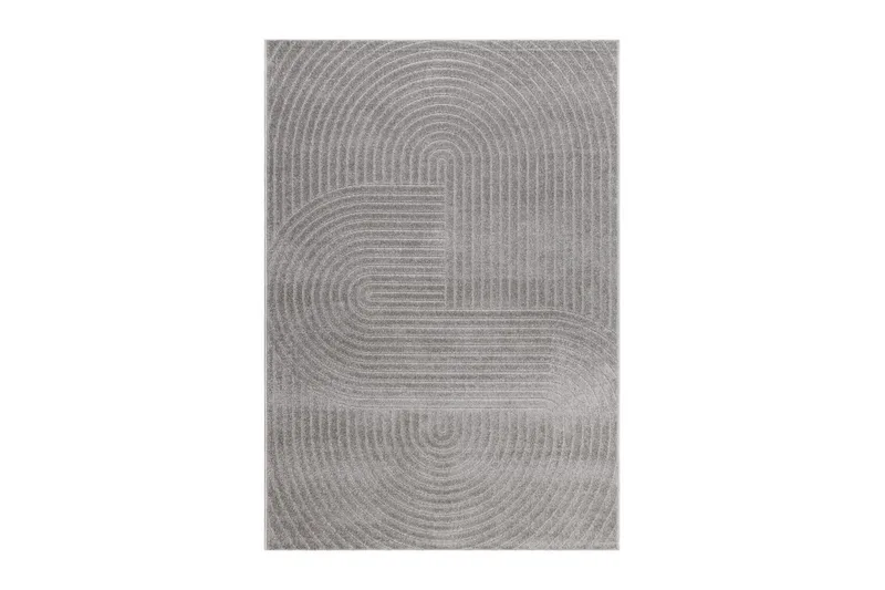 Wiltonmatta Hawaii Shape 160x230 cm, Grå, 160x230 cm, Grå