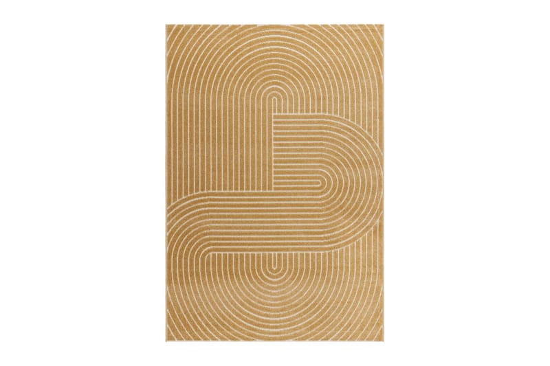 Wiltonmatta Hawaii Shape 200x290 cm, Gul, 200x290 cm, Gul