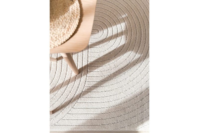 Wiltonmatta Hawaii Shape 240x240 cm, Creme - 240x240 cm, Creme - Textilier & mattor - Mattor - Utomhusmattor