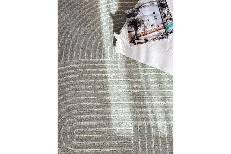 Wiltonmatta Hawaii Shape 240x240 cm, Grön - 240x240 cm, Grön - Textilier & mattor - Mattor - Utomhusmattor