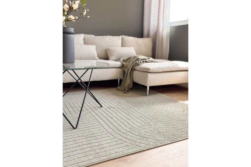 Wiltonmatta Hawaii Shape 240x240 cm, Grön - 240x240 cm, Grön - Textilier & mattor - Mattor - Utomhusmattor