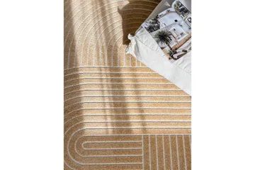 Wiltonmatta Hawaii Shape 240x240 cm, Gul - 240x240 cm, Gul - Textilier & mattor - Mattor - Utomhusmattor