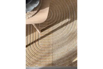 Wiltonmatta Hawaii Shape 240x240 cm, Gul - 240x240 cm, Gul - Textilier & mattor - Mattor - Utomhusmattor