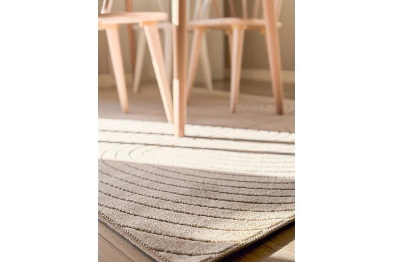 Wiltonmatta Hawaii Shape 240x240 cm, Linne - 240x240 cm, Linne - Textilier & mattor - Mattor - Utomhusmattor