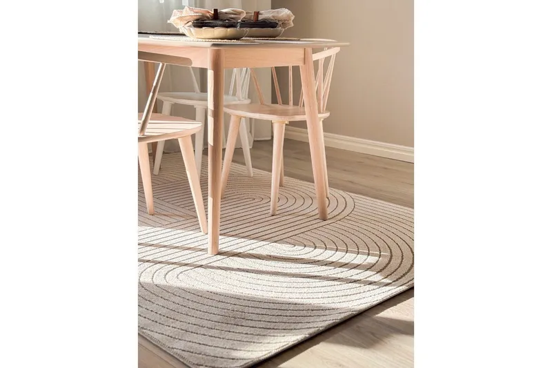 Wiltonmatta Hawaii Shape 240x240 cm, Linne - 240x240 cm, Linne - Textilier & mattor - Mattor - Utomhusmattor