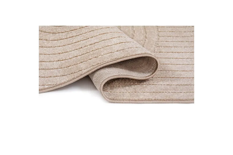 Wiltonmatta Hawaii Shape 240x240 cm, Linne - 240x240 cm, Linne - Textilier & mattor - Mattor - Utomhusmattor