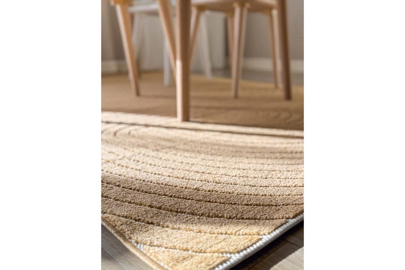 Wiltonmatta Hawaii Shape 280x280 cm, Gul - 280x280 cm, Gul - Textilier & mattor - Mattor - Utomhusmattor