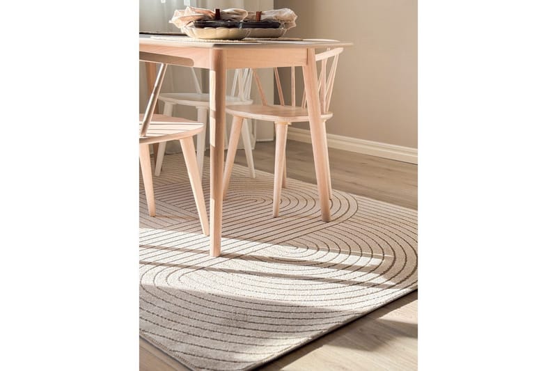 Wiltonmatta Hawaii Shape 280x280 cm, Linne - 280x280 cm, Linne - Textilier & mattor - Mattor - Utomhusmattor