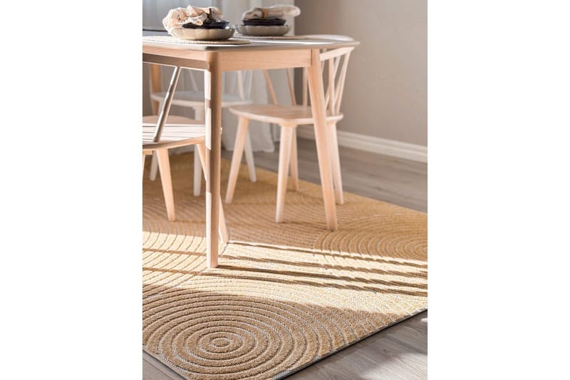 Wiltonmatta Hawaii Trend 200x200 cm, Gul - 200x200 cm, Gul - Textilier & mattor - Mattor - Stora mattor