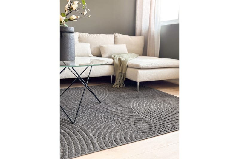 Wiltonmatta Hawaii Trend 280x280 cm, Grafit - 280x280 cm, Grafit - Textilier & mattor - Mattor - Utomhusmattor