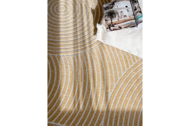 Wiltonmatta Hawaii Trend 280x280 cm, Gul - 280x280 cm, Gul - Textilier & mattor - Mattor - Utomhusmattor