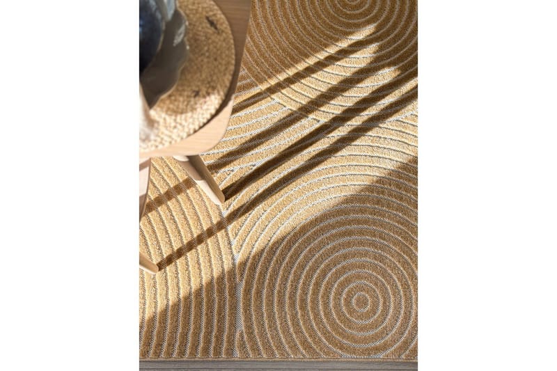 Wiltonmatta Hawaii Trend 280x280 cm, Gul - 280x280 cm, Gul - Textilier & mattor - Mattor - Utomhusmattor