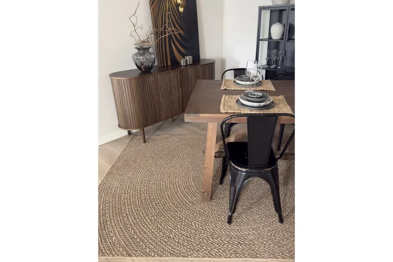 Wiltonmatta Natural Circle 160x230 cm - 160x230 cm - Textilier & mattor - Mattor - Utomhusmattor