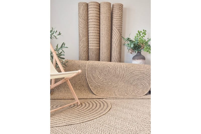 Wiltonmatta Natural Circle 200x290 cm - 200x290 cm - Textilier & mattor - Mattor - Utomhusmattor