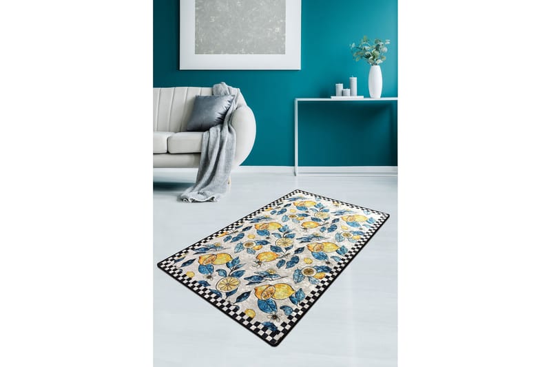 ZITROUN Matta 80x150 cm Flerfärgad/Sammet - Textilier & mattor - Mattor