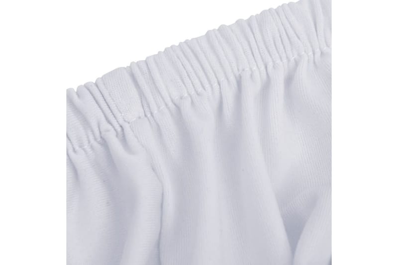 beBasic Sofföverdrag 2-sits med stretch vit polyesterjersey - Sofföverdrag
