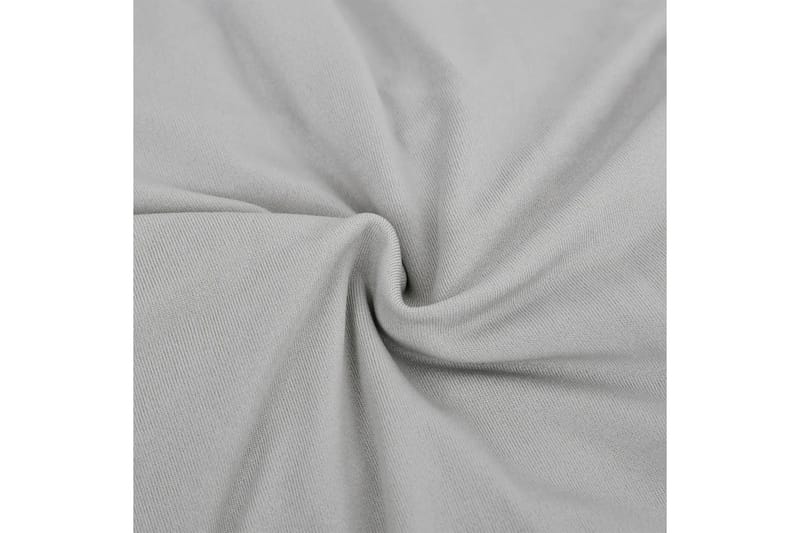 beBasic Sofföverdrag 4-sits med stretch grå polyesterjersey - Sofföverdrag