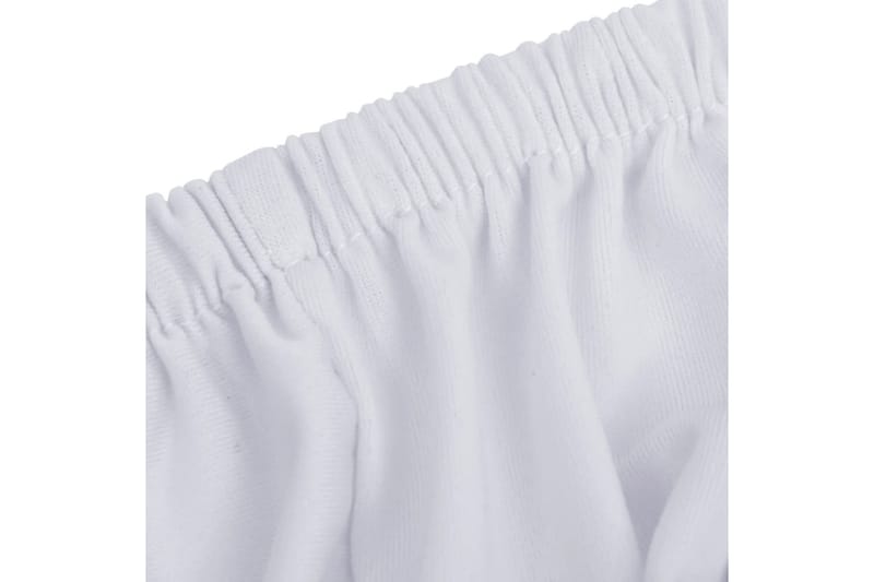 beBasic Sofföverdrag 4-sits med stretch vit polyesterjersey - Sofföverdrag