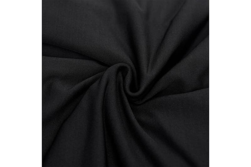beBasic Sofföverdrag med stretch svart polyesterjersey - Sofföverdrag