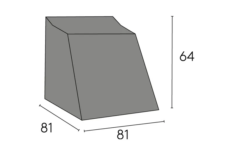 Möbelskydd Fåtfölj Hillerstorp Oxelunda Mittdel Svart