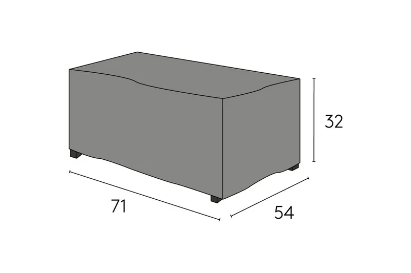 Möbelskydd Fotpall Hillerstorp Kungshult Svart