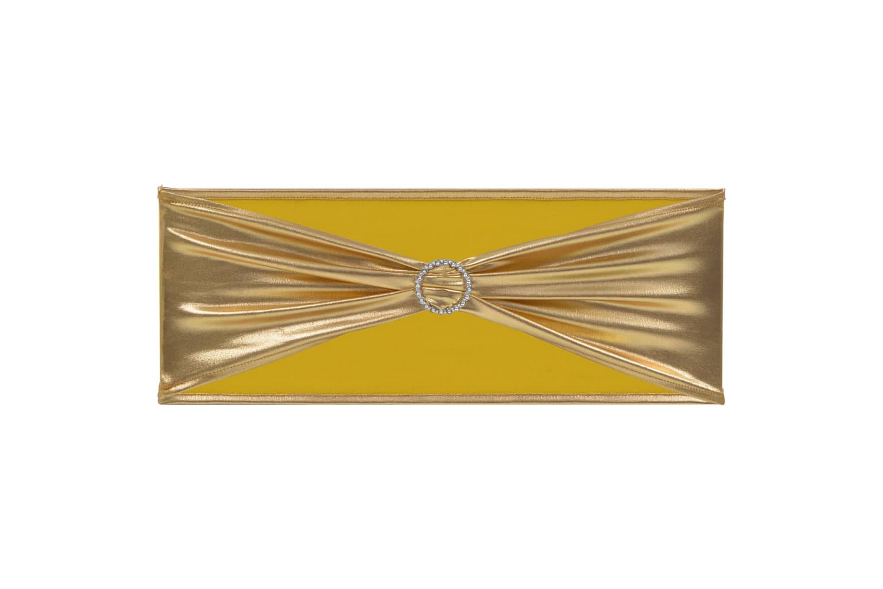 25 st Stolsband stretch diamantspänne guld – Guld