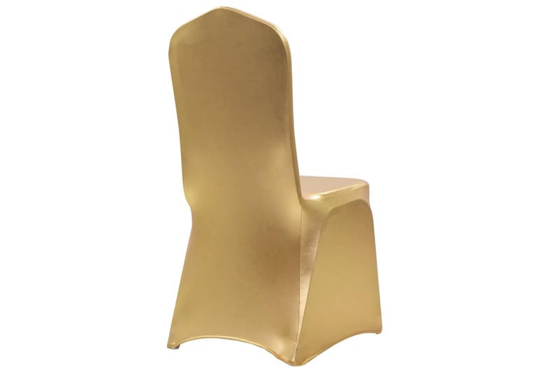 6 st stolsöverdrag stretch guld - Guld - Textilier & mattor - Möbeltextilier - Möbelöverdrag - Stolsöverdrag