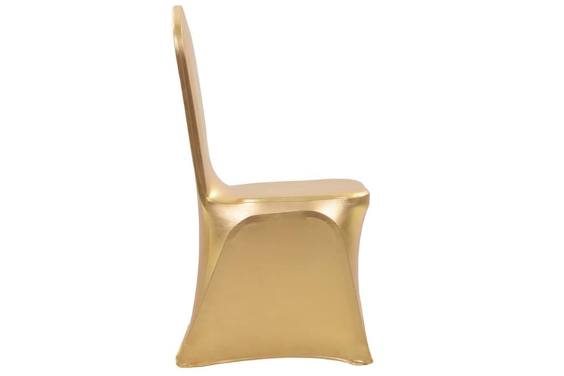 6 st stolsöverdrag stretch guld - Guld - Textilier & mattor - Möbeltextilier - Möbelöverdrag - Stolsöverdrag