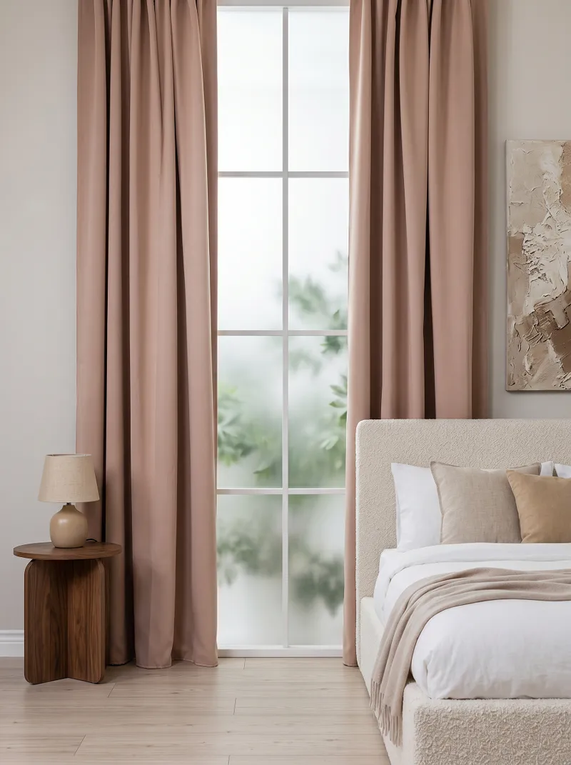Mörkläggningsgardin Klara 140x250 cm - Taupe - Textilier & mattor - Gardiner & gardinupphängning