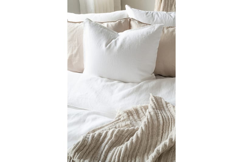 BÄDDSET 3-Dels 205x220/50x60 cm Vit - Borganäs - Textilier & mattor - Sängkläder - Bäddset & påslakanset