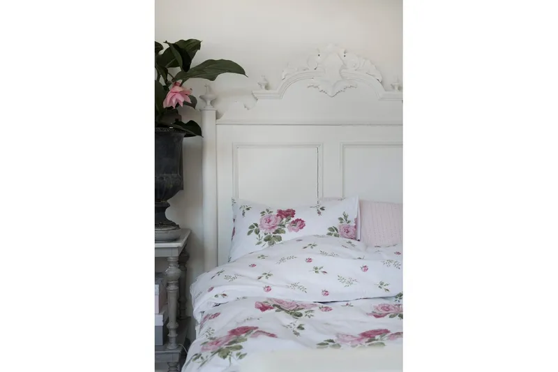 Påslakanset Enkelsäng 2-Dels New Dawn Rosa - Borganäs of Sweden - Textilier & mattor - Sängkläder - Bäddset & påslakanset - Bäddset dubbelsäng