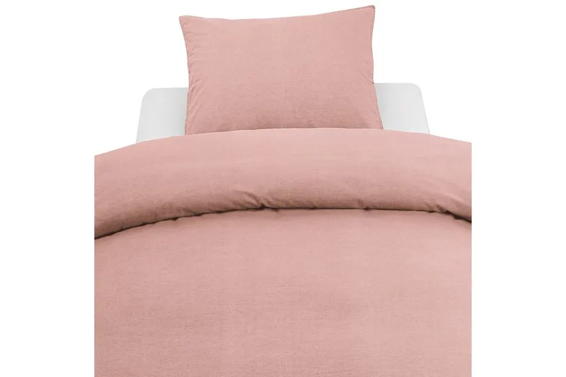 Påslakanset Enkelsäng 2-Dels Washed - Ny Rosa - Textilier & mattor - Sängkläder - Bäddset & påslakanset - Bäddset dubbelsäng