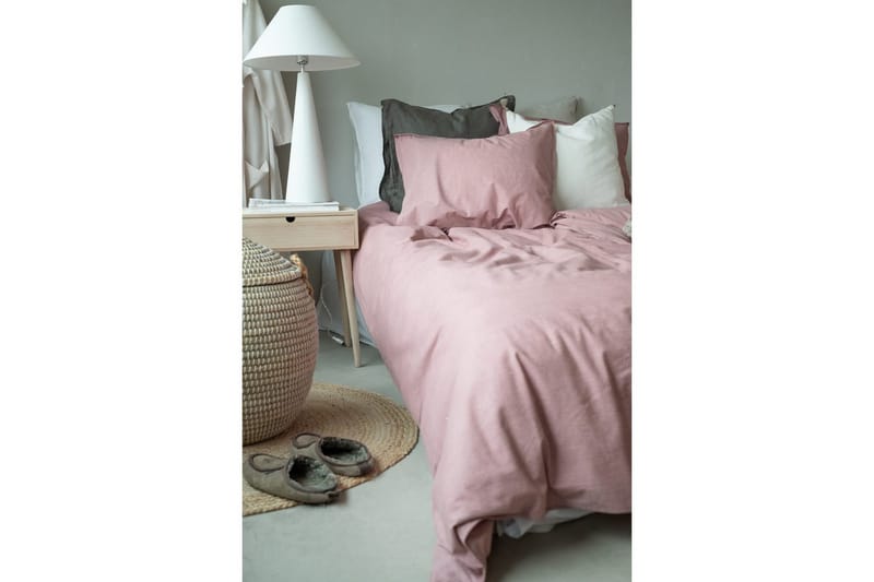 Påslakanset Enkelsäng 2-Dels Washed - Ny Rosa - Textilier & mattor - Sängkläder - Bäddset & påslakanset - Bäddset dubbelsäng